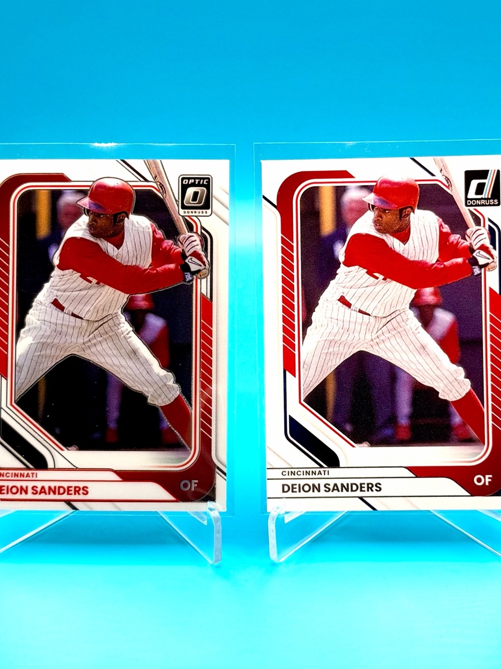🔥Deion Sanders Lot! 🔥Donruss & Donruss Optic Inserts! 🤯 REDS!